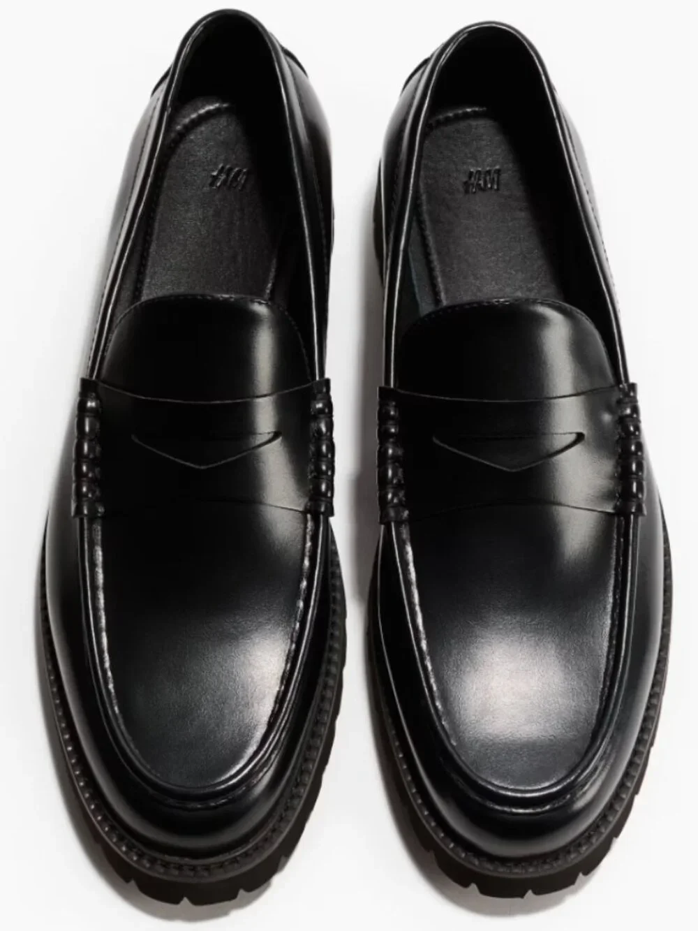 BRAND NEW H&M Black Loafers in Size 43